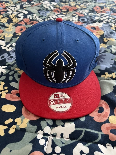 New Era Spider-Man 9fifty Original Fit Snapback Hat Adjustable Marvel Comics Red