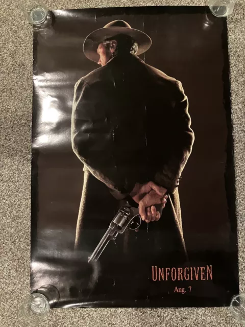 Unforgiven Original Ds Movie Poster Clint Eastwood Western