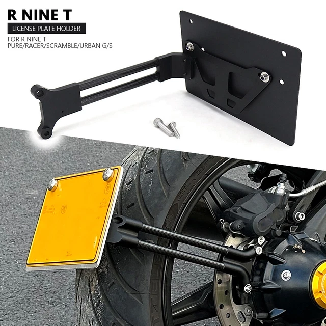 For BMW RNINET Qure R9T Motorcycle Rear Carbon Fiber License Plate Bracket