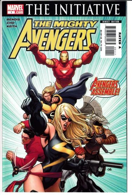 MIGHTY AVENGERS #1, FRANK CHO COVER, Marvel Comics (2007)