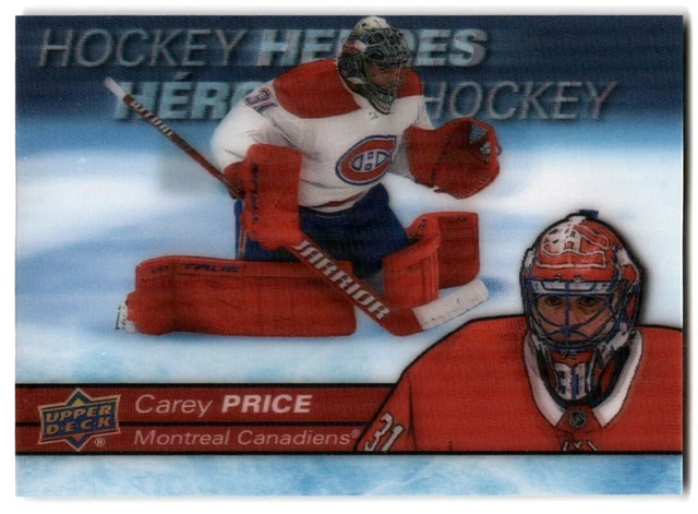 2021-22 Upper Deck Tim Hortons Hockey Heroes Carey Price Montreal Canadiens #H-5