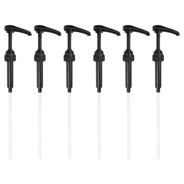 Confezione da 6 pompa sciroppo caffè adatta a bottiglie 750 ml dispenser tè latte latte nero