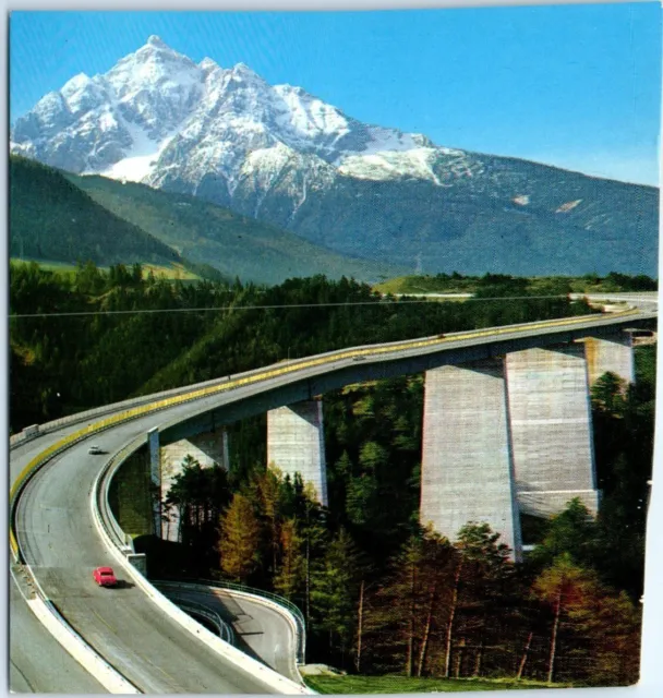 Postcard - Europa Bridge and Stubai Glacier, Austria