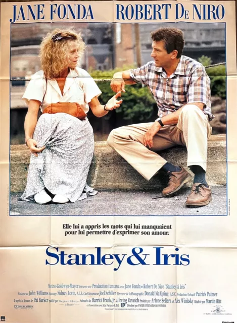 Affiche Cinéma STANLEY ET IRIS 120x160cm Poster / Jane Fonda / Robert De Niro