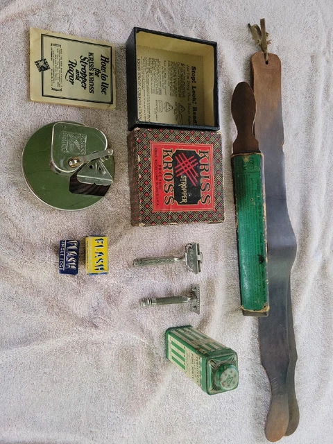 Antique Barber Shop accessories