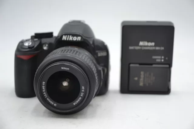 Nikon D D3100 14.2MP Digital SLR Camera - Black w/ 18-55mm Lens (7,763 Shutter)