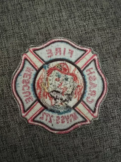 Usmc Firefighting/ EFR/CFR/MWSS-272 Crash Fire Rescue/ ARFF Unit Morale Patch 2