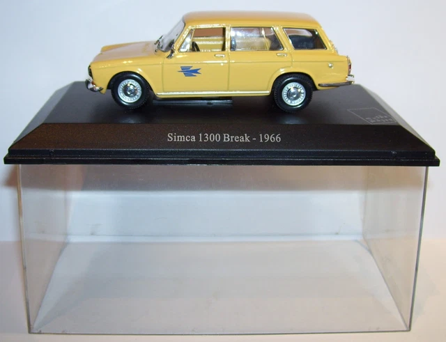 UH UNIVERSAL HOBBIES SIMCA 1300 BREAK 1966 POSTES POSTE PTT 1/43 BOX occasion