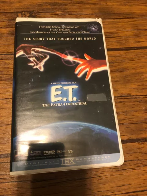 ET VHS tape clam shell box. OG from 1985 