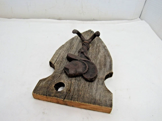 VIntage Hand Made Rustic Cowboy Hat or Coat Hook Western Decor Rustic 5