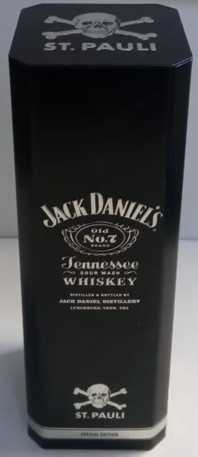 St.Pauli Blechdose Jack Daniels Whiskey Blechbügse Blechbox  1