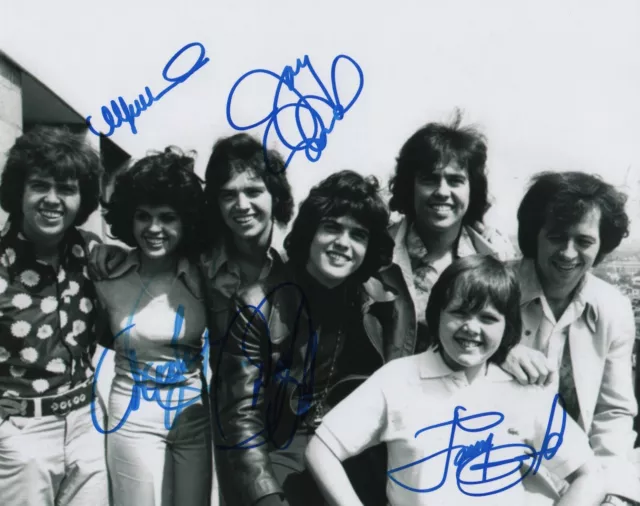 The Osmonds REAL hand SIGNED 8x10" Photo #1 COA Autographed by Donny Marie +3