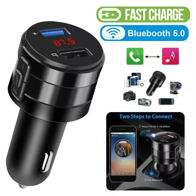 Autoset Wireless Bluetooth Transmitter für PKW FM Dual USB Ladegerät