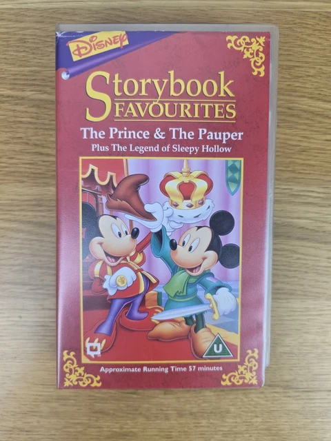 DISNEY STORYBOOK FAVOURITES: The Prince & The Pauper (VHS) £30.00 ...