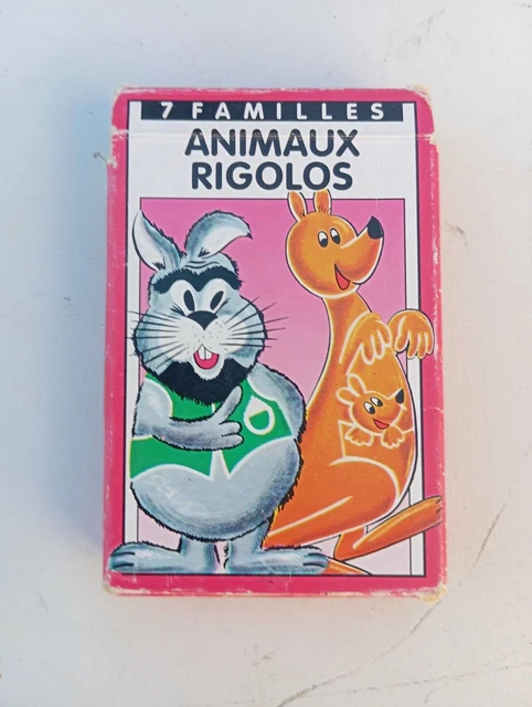 Lot De Jeux De 7 Familles Anciens - Saussine - Vintage