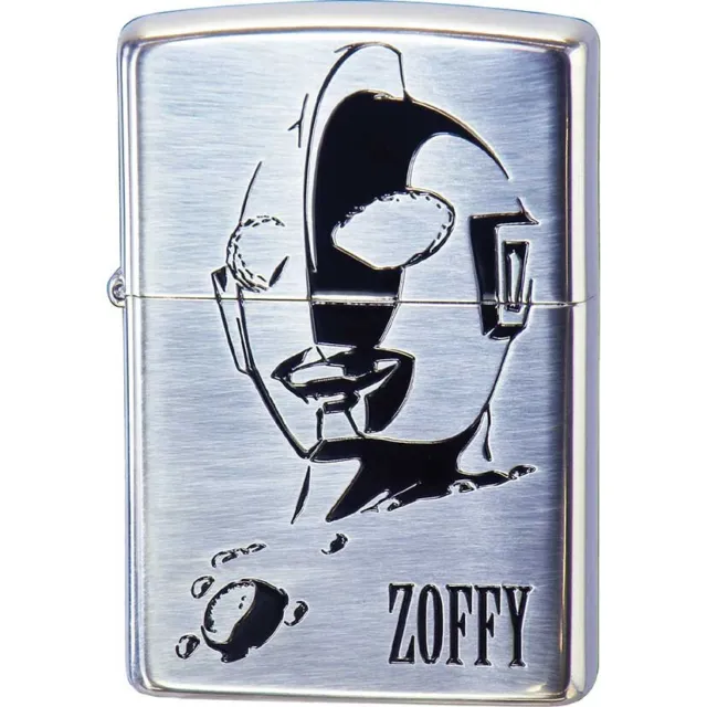 Zippo ULTRAMAN Zoffy Both Sides Etching Silver Plating Japan Limited Oil Lighter