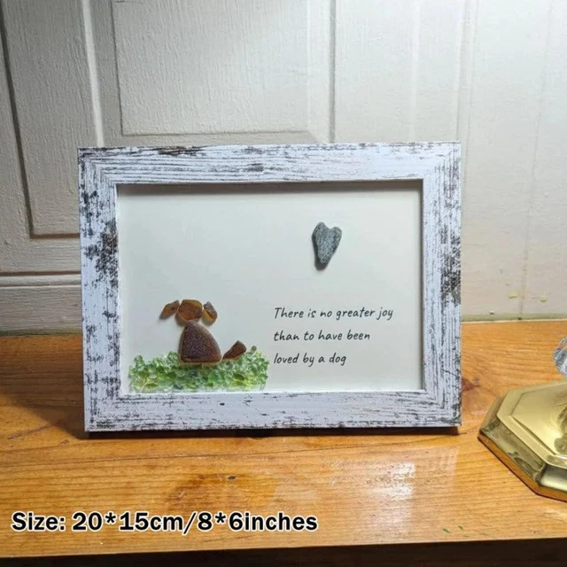 Home Decor Sea Glass Artwork Handmade Artwork Driftwood Wall Decor 2