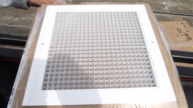 Surface Mount Eggcrate Return Grille w/ Screwholes (50F)  TITUS 50F