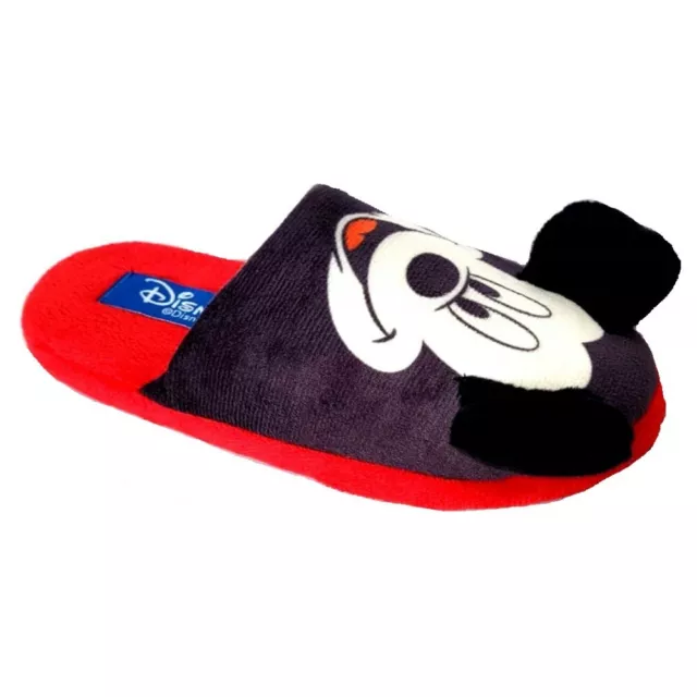 DE FONSECA DISNEY TOPOLINO pantofole ciabatte bambini mod. ROMA I U780 NERO