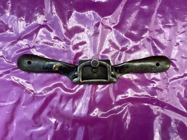 Vintage 169 Spokeshave Wilson Lovett Flat Rare Spring Mounted Carpenters Old