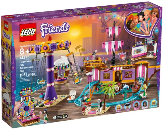 LEGO Friends 41375 Amusement Park Heartlake City Amusement Pier - (Brand New)