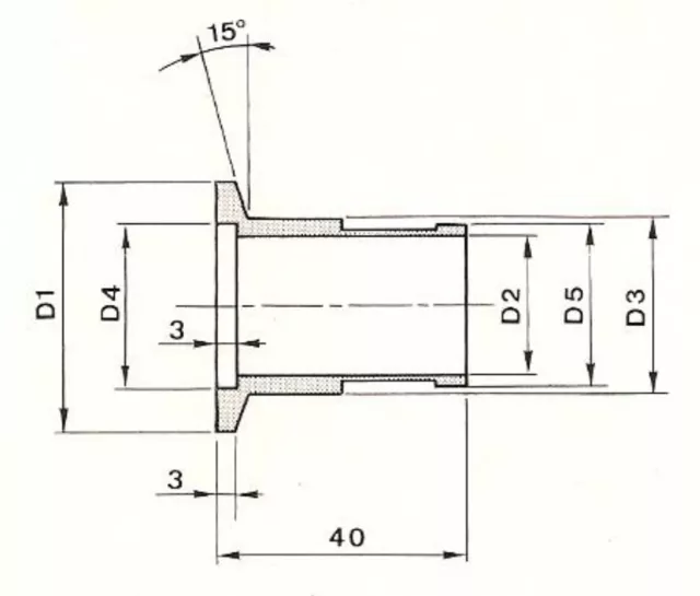 2 × KF25 Vacuum Flange to PVC or Rubber Hose Adapter NW25 DN25 304L NEW