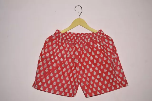 XL Size Girls Short Boxer Pant Cotton Block printed Night wear Boxer soft AU
