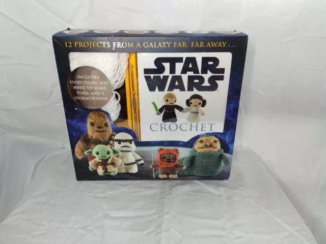 *BRAND NEW*Crochet Craft Kit:Disney Star Wars ,Yoda & Stormtrooper