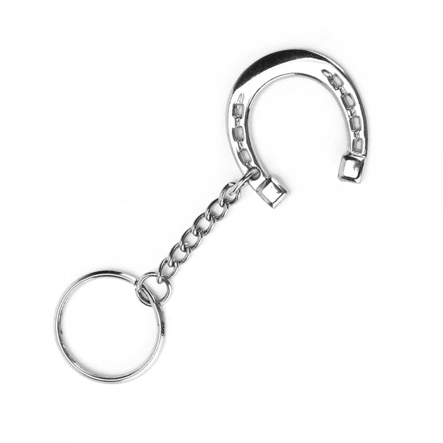 Snaffle Bit Keychain Horseshoe Shaped Keychain Horse Bits Keychain For Car K Chp