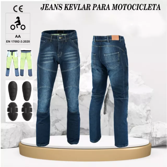 Moto Jeans Forro protector Moto Denim Jeans Pantalones ce aprobado