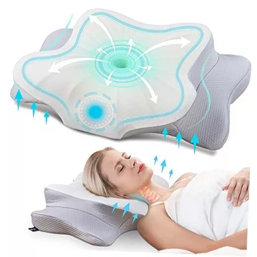 CERVICAL PILLOW FOR Neck and Shoulder,Contour Memory Foam Pillow ...
