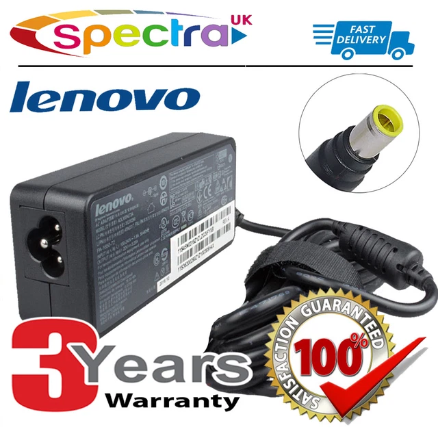 Lenovo Laptop Power AC Adapter Charger – 20V 4.5A 90W With Rectangle Tip – UK Seller