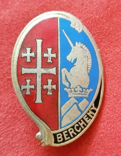 Insigne Original 2e Régiment De Cuirassiers – Cavalerie Française, Variante G2861, Très Bon état