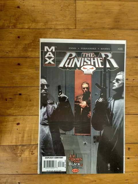 Marvel Punisher #23 Max Comics Up is Down Part 5 Unread Condition 2005 Ennis