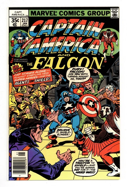 Captain America #217 VF 8.0 1978 1st app. Quasar aka Marvel Man aka Marvel Boy