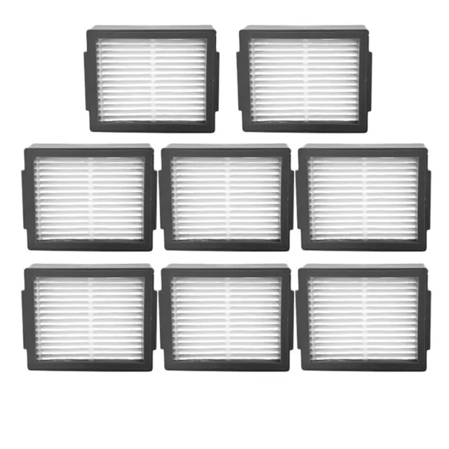 Lot de 8 Filtres HEPA pour Aspirateur Robot  I3 I4 I7+E5 E6 J7 Plus W6K52587