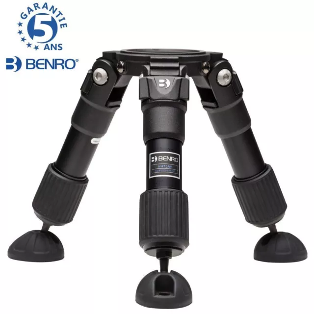 BENRO HH75AV HI HAT Video Tripod Capacity 75 Kg Working Height 8 cm Weight