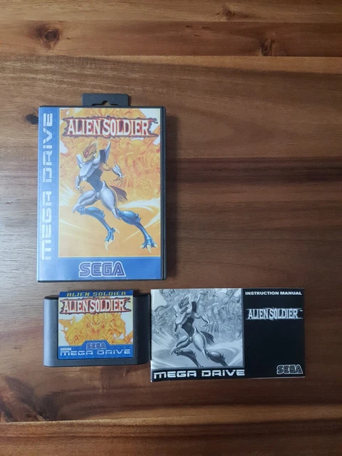 Sega Mega Drive |  Alien Soldier Spiel | OVP | Selten | CIB | PAL