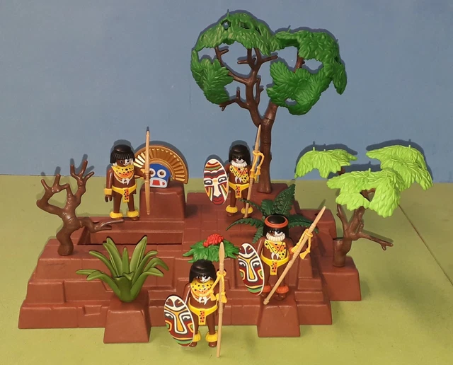 PLAYMOBIL FIGURAS ZULUS Aztecas Incas Mayas Indigenas Selva 3040 4842 PLAYMOBIL FIGURAS ZULUS Aztecas Incas Mayas Indigenas Selva 3040 4842