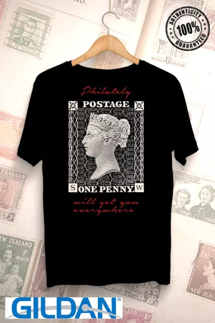 Philately Will Get You Everywhere - NOIR PENNY - Tee-shirt - toutes tailles