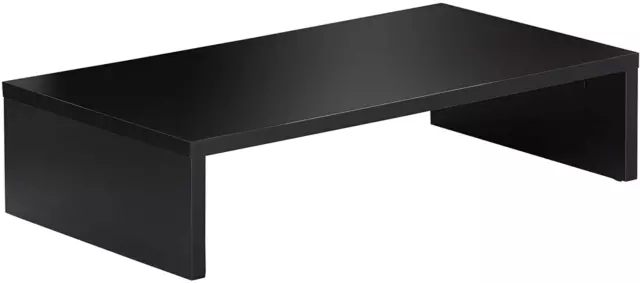 Wood Monitor Stand PC Laptop Computer Screen Riser, save Space Desk Organizer St