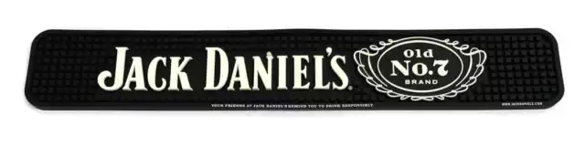 Jack Daniels schwarze Barmatte, 53 x 8,5 cm