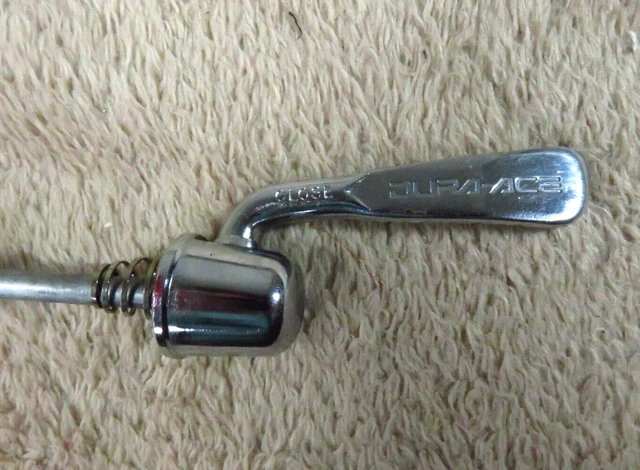 Vintage Shimano Dura-Ace Rear Skewer Silver Quick Release QR 130 mm #308 Vintage Shimano Dura-Ace Rear Skewer Silver Quick Release QR 130 mm #308