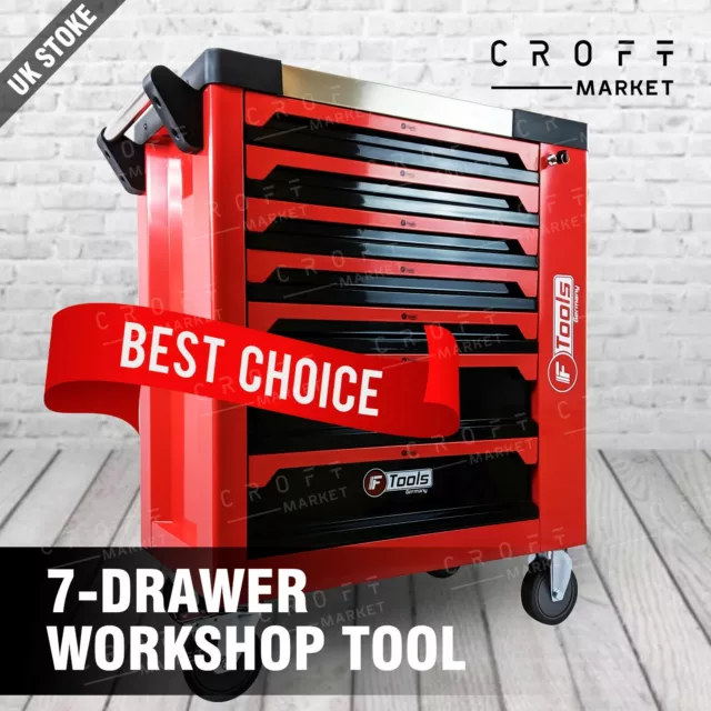 TOOL CHEST FULL OF HIGH-QUALITY TOOLS Tool box 7 DRAWER