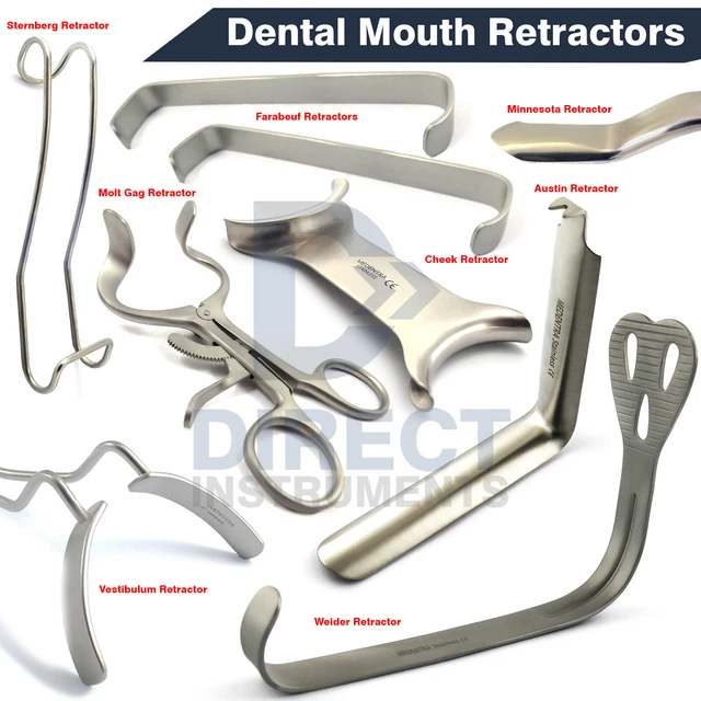 Retrattore Per Adulti 6 Pezzi, Separatori Di Bocca, Dispositivo Di - Foto 2