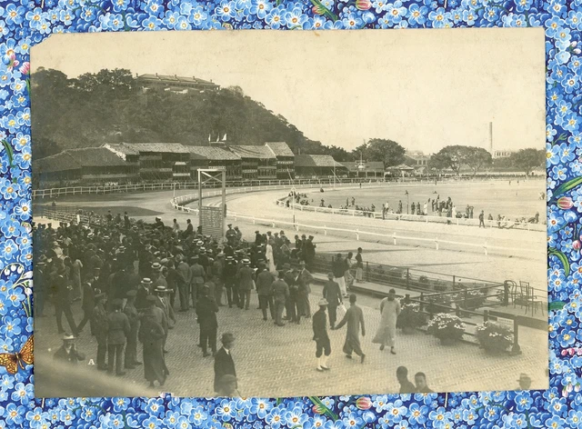 1918 Derby Day Happy Valley Racecourse Before The Fire Hong Kong Photo