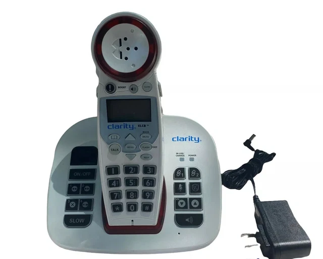 Clarity XLC8 Amplified Cordless Phone with Talking Caller ID + 1 XLC8HS Handset