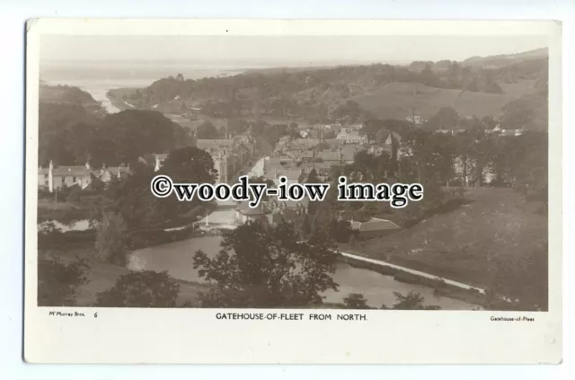 tq1267 - Looking across the Town of Gatehouse of Fleet, from the North- postcard