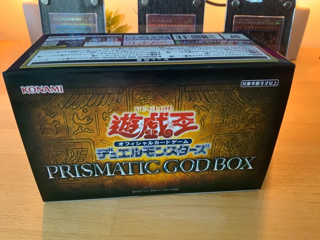 PSA 10 Japanese Yugioh Prismatic God Box - PGB1-JPS01-03 Obelisk Slifer Ra