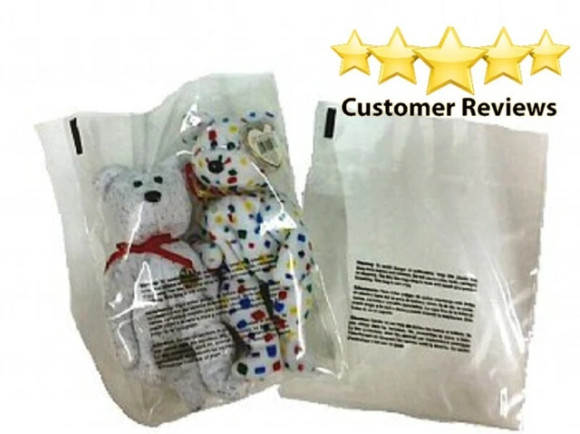 100 18" x 24" Clear Poly Bags Suffocation Warning 2 mil Flat Bag USA Seller ⭐